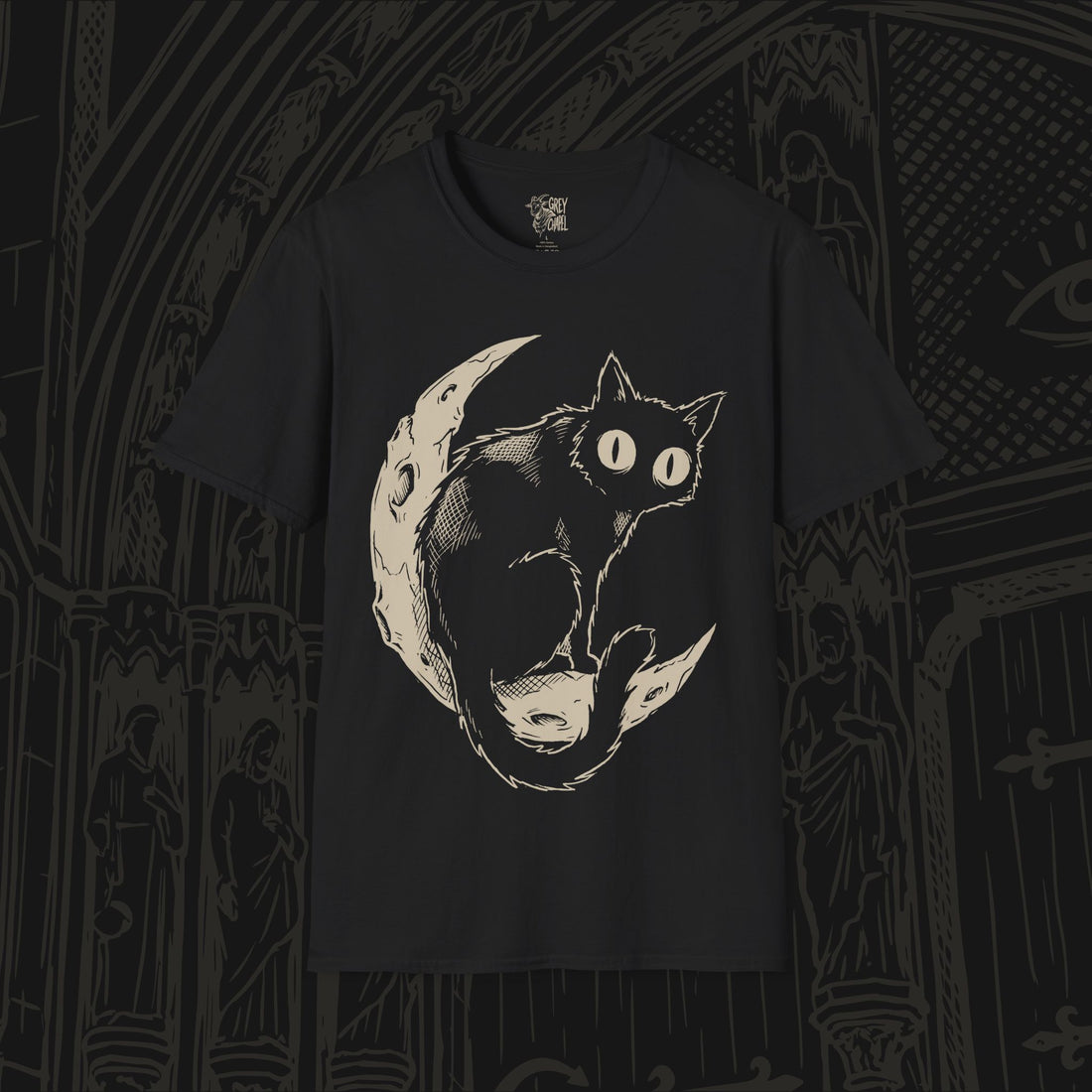 Cat on the Moon T-Shirt