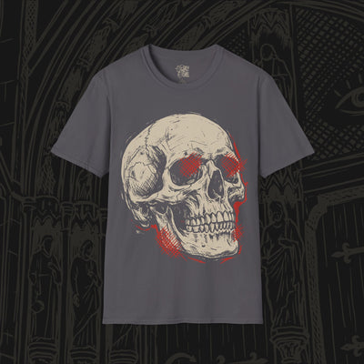Crosshatched Skull T-Shirt