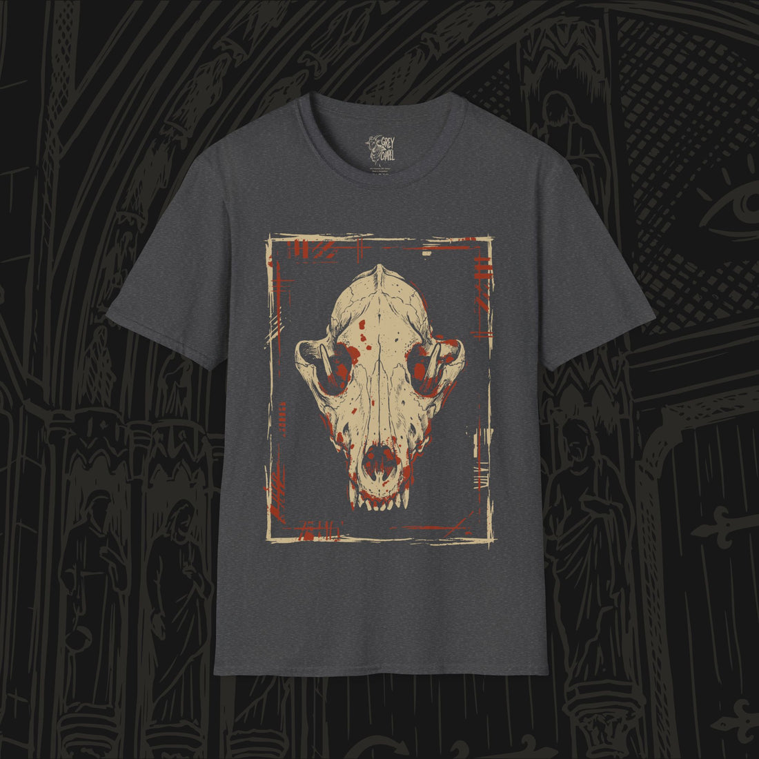 Mixing Traditions Wolf Skull T-Shirt