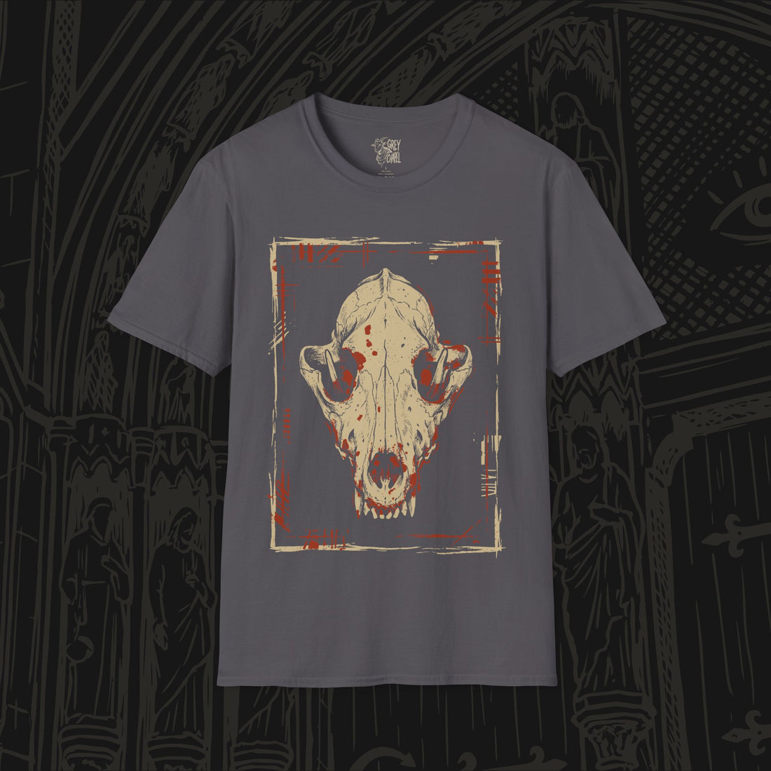 Mixing Traditions Wolf Skull T-Shirt