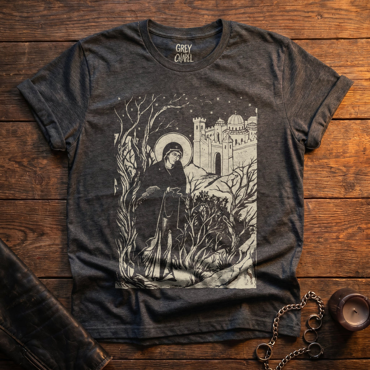 mockup:Dark Heather