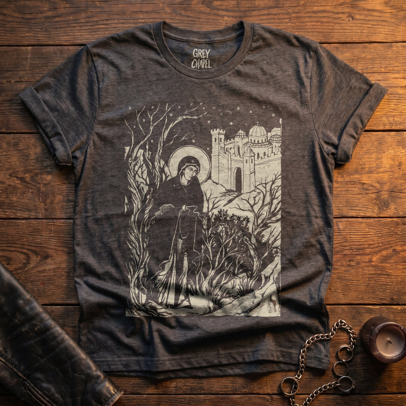 mockup:Dark Heather